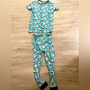 Sweet Bamboo Size 4 boat Pajamas Set